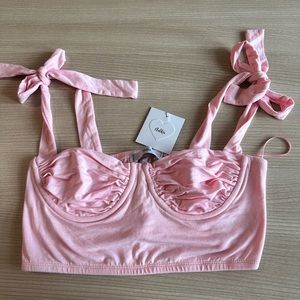 Adika NWT Pink Corset Top